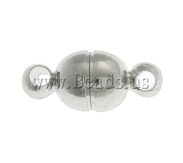 100Pcs DIY Brass Magnetic Clasps 11.40x5mm Plated Nickel Lead Cadmium