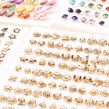 100 Pair Women's Piercing Ball Stud Earring Set Jewelry