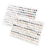 100 Pair Women's Piercing Ball Stud Earring Set Jewelry