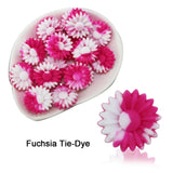 100Pc 22mm Glow-In-The-Dark Yellow Sunflower Daisy Silicone Focal Beads