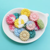 100Pc Daisy Silicone Beads Baby Teether DIY Pacifier Chain Accessorie