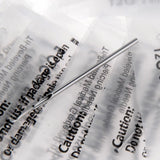 100Pcs Sterile Disposable Piercing Needles Surgical Steel Kit