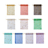 100Pcs Star & Moon Organza Gift Bags Drawstring Jewelry Wedding Party Favor Bags