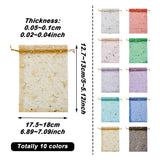 100Pcs Star & Moon Organza Gift Bags Drawstring Jewelry Wedding Party Favor Bags