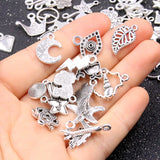 100Pcs 100 Style Mix Charms Pendants DIY Jewelry Making Necklace Accessaries