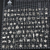 100Pcs 100 Style Mix Charms Pendants DIY Jewelry Making Necklace Accessaries