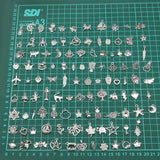 100 Pcs 100 Styles Charms Pendants for DIY Jewelry Making