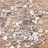 100 Pcs 100 Styles Charms Pendants for DIY Jewelry Making