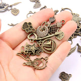 100Pcs 100 Styles Charms Pendants DIY Jewelry For Necklace Bracelet Making