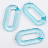 100Pcs Matte Acrylic Chain Link DIY Earrings Necklace Jewelry Making Supplies