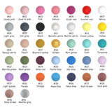 100Pcs 12MM Silicone Letter Beads Round Loose Beads DIY Food Necklace Bracelet