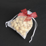 100PCS 12x10cm Organza Pouches Jewelry Bags Xmas Wedding Candy Gift Bags