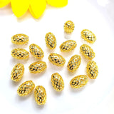 100Pcs High Brass Metal Plated Long Tube Beads DIY Jewelry
