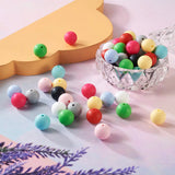 100pcs 15mm Round Silicone Beads & Spacer Beads for DIY Jewelry Making
