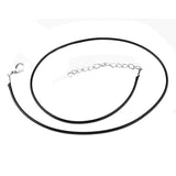 100Pcs 18" 1.5mm Wax Cord Necklace Rope Bracelet Leather Cord Bulk