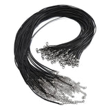 100Pcs 18Inch 1.5Mm Wax Cord Necklace Rope Bracelet Bulk