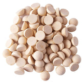 100Pcs 20mm Wooden Beads Natural Round Wood Balls DIY Craft Christmas