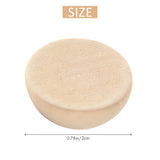 100Pcs 20mm Half Wooden Beads Unfinished Split Natural Round Wood Balls