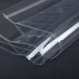 100Pcs 20x37cm Clear Self Adhesive Plastic Bags for Jewelry/Cosmetics/Gifts