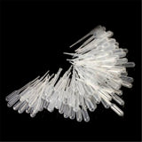 100Pcs 2ml Disposable Pipettes for UV Epoxy Resin Craft Jewelry Making