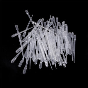 100Pcs 2ml Disposable Pipettes for UV Epoxy Resin Craft Jewelry Making