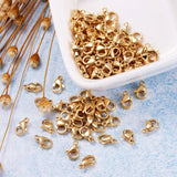 100Pcs 304 Stainless Steel Lobster Claw Clasps 24K Plated Findings