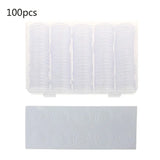 100Pcs 30mm Coin Capsules Protect Gasket Storage Box