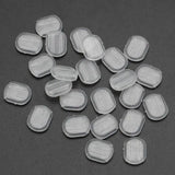 100Pcs Earring Pad Silicone Comfort Cushion for Clips on Earrings