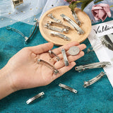 100Pcs Iron Hair Barrette Findings French Hair Clip For Women Jewelry Making