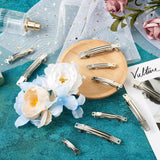 100Pcs Iron Hair Barrette Findings French Hair Clip For Women Jewelry Making