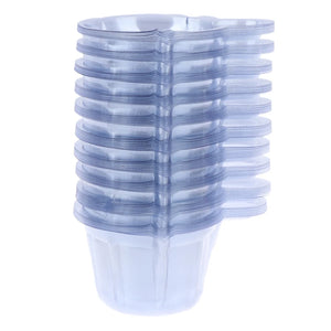 100Pcs 40ML Plastic Cup For DIY Resin Mold Jewelry Making