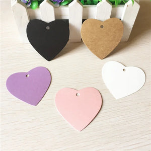 100Pcs 5.5x5.5cm Colorful Paper Cards/Tags DIY Gift Tags Wedding/Boxes/Bags