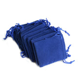 100Pcs 5*7cm Dark Velvet Drawstring Pouches Christmas Wedding Gift Bags