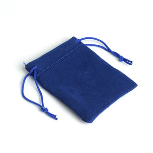 100Pcs 5*7cm Dark Velvet Drawstring Pouches Christmas Wedding Gift Bags