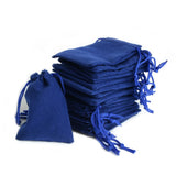 100Pcs 5*7cm Dark Velvet Drawstring Pouches Christmas Wedding Gift Bags