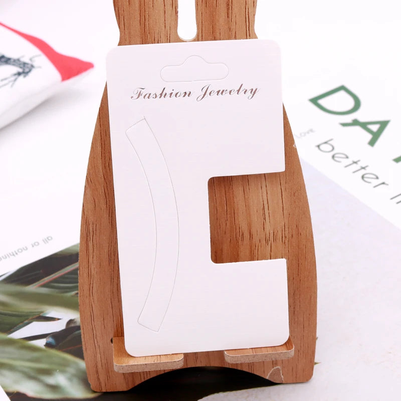 100Pcs 6*13cm Display Cards for Jewelry Hair Clips