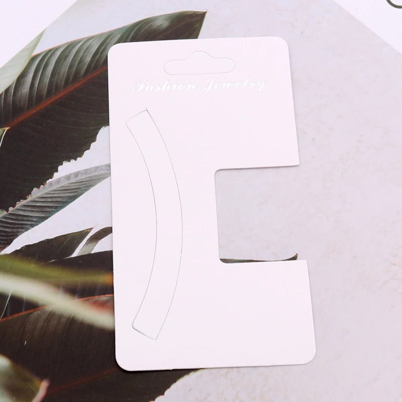 100Pcs 6*13cm Display Cards for Jewelry Hair Clips
