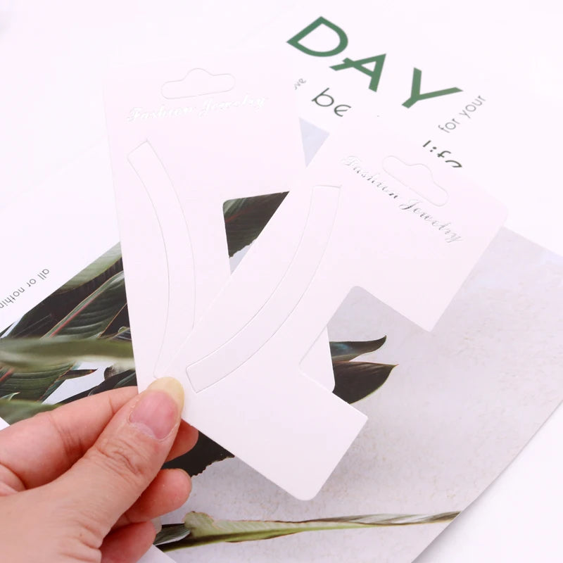 100Pcs 6*13cm Display Cards for Jewelry Hair Clips