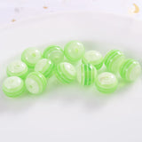 100pcs Resin Beads Screw Thread Loose Beads for Jewelry Making DIY