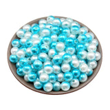 100Pcs 6-8mm Multicolor Round Beads Lmitation Pearls DIY