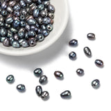 100Pcs Natural Freshwater Pearl Beads 7-10mm For DIY Jewelry Making