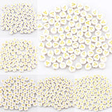 100Pcs 7mm Round Letter Spacer Beads Jewelry Making DIY Necklace Bracelet
