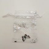 100Pcs Butterfly Star Moon Jewelry Bag Drawstring Gift Bag Organza Storage Pouch