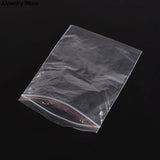 100Pcs 8*12 cm Mini Clear Ziplock Plastic Bags