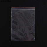 100Pcs 8*12 cm Mini Clear Ziplock Plastic Bags