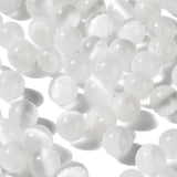 100pcs 8mm Selenite Beads with 10m Elastic Thread