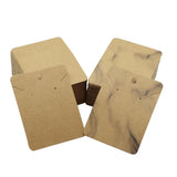 100Pcs Necklace Cards 8x6cm Jewelry Display Paperboard Earrings Packaging