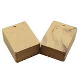 100Pcs Necklace Cards 8x6cm Jewelry Display Paperboard Earrings Packaging