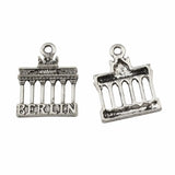 100Pcs Brandenburg Gate Trip Charm Pendants 18*23.5mm