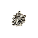 100Pcs Christmas Bell Charms for Jewelry Making DIY 17X25MM